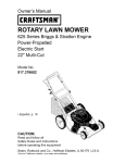 Craftsman 917.376682 Owner`s manual
