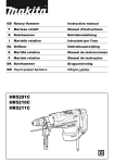 Makita HR5211C Instruction manual