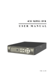 Yoko Technology 4CH MJPEG DVR User manual