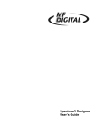 MF DIGITAL Spectrum 2 User`s guide