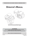 MTD 31A-2M1A731 Operator`s manual