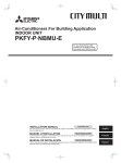 Mitsubishi Electric PKFY-P.NBMU-E Installation manual