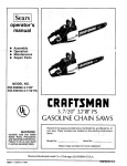 Craftsman 358.354831 Operator`s manual