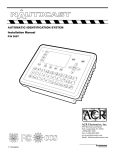 ACR Electronics Nauticast 2625 Installation manual