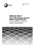 AT&T MERLIN Attendant Instruction manual