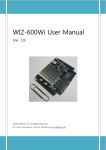 Wiznet WIZ-Embedded WebServer User manual
