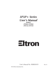 Eltron LP2122 User`s manual