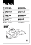 Makita BO4900V Instruction manual