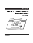 ADEMCO LYNXR24 Installation manual