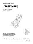 MTD 247.887821 Operator`s manual
