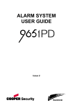 Cooper Security 9651 User guide