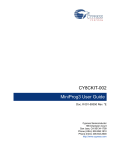 Cypress Semiconductor CY8C24223 User guide