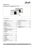 Danfoss application A214 Installation guide