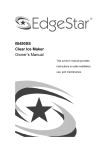 EdgeStar IB450SS Owner`s manual