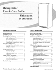 Crosley WCR12/F Use & care guide