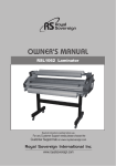 Royal Sovereign RSL1062 Owner`s manual