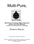Multi-Pure MP1200EL Owner`s manual