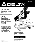 Delta 36-322L Instruction manual