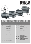 Waeco CF-35 Instruction manual