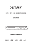 Denver DRS-1500 Operating instructions