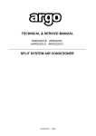 Argo AWR222CLE - AER222SC Service manual