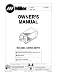 Miller Electric MOG-200C Owner`s manual