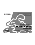Yamaha RAPTOR YFM660RP Owner`s manual