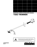 Shindaiwa T282 Operator`s manual