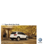 Volkswagen 2013 Tiguan Owner`s manual