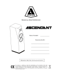 Avalon Acoustics AVALON ASCENDANT Specifications