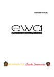 Scandalli EWA Owner`s manual
