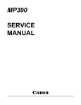 Canon MP360 SERIES Service manual