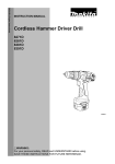 Makita 8281D Instruction manual