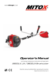 Mitox 2800 Operator`s manual