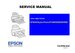 Epson 2000P - Stylus Photo Color Inkjet Printer Service manual