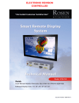 Rosen Aviation Remote Display System Specifications