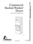 ALLIANCE Dryers Service manual