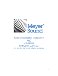 Meyer Sound MP-4 Service manual