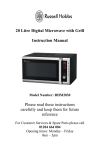 Russell Hobbs RHM2030 Instruction manual