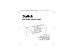 Saitek Pro Flight Switch Panel User manual