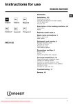 Ariston IWE 6125 Technical data