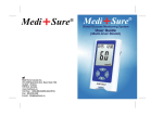 MediSure BLOOD GLUCOSE MONITORING SYSTEM User guide