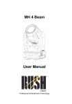 Rush MH-3 Beam User manual