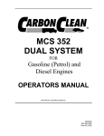 Carbon MCS-352 User guide