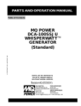 MULTIQUIP DCA5USI Specifications