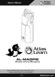 Atlas Learn AL-MAGPIE Owner`s manual