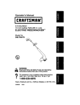 Craftsman 358.745321 Operator`s manual