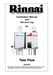 Rinnai E32S Installation manual