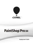 Corel PaintShop Pro X4 Specifications