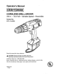 Craftsman 973.114250 Operator`s manual